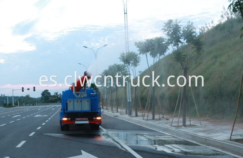 pesticide spraying truck in action 3